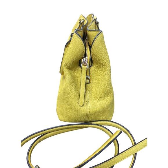 Kate Spade NY Womans Mustard Yellow Satchel Crossbody SKU 9526 - Picture 4 of 16